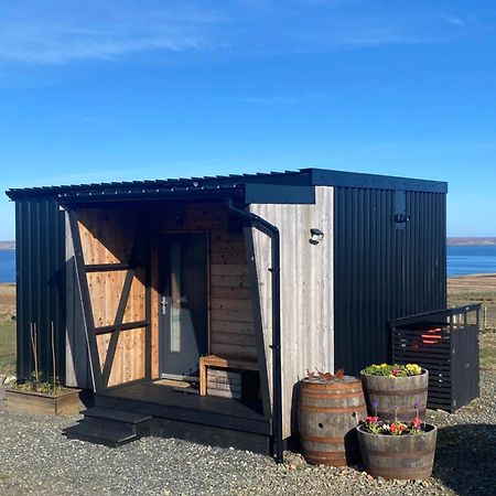 Unique Luxurious Cabin On Sea View Working Croft Garrabost المظهر الخارجي الصورة
