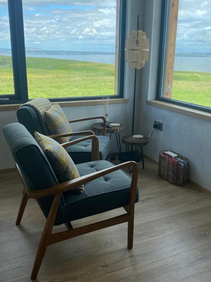 Unique Luxurious Cabin On Sea View Working Croft Garrabost المظهر الخارجي الصورة